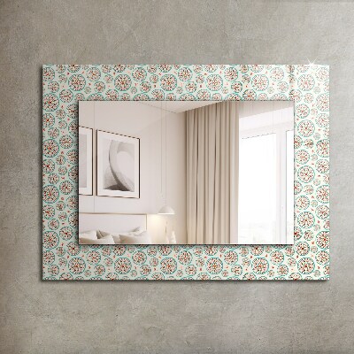 Wall mirror decor Colorful pattern of circles