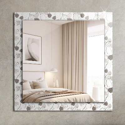 Decorative mirror Leaf pattern