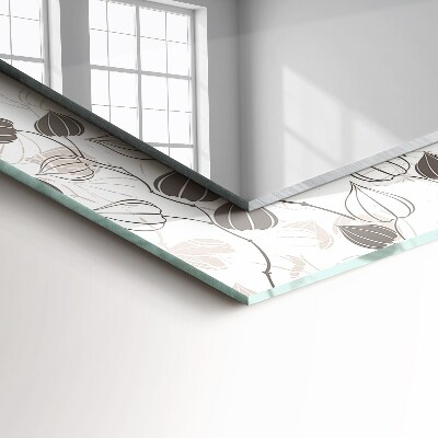 Decorative mirror Leaf pattern