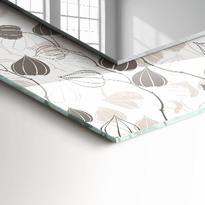 Decorative mirror Leaf pattern