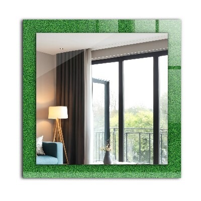 Wall mirror decor Green grass