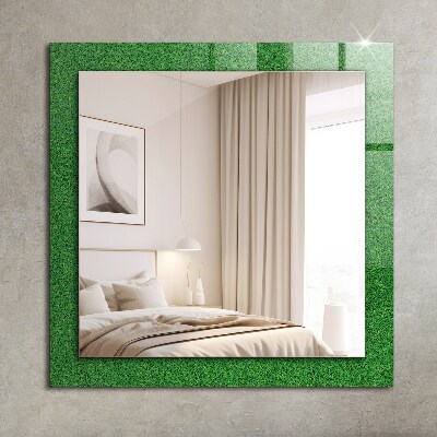 Wall mirror decor Green grass