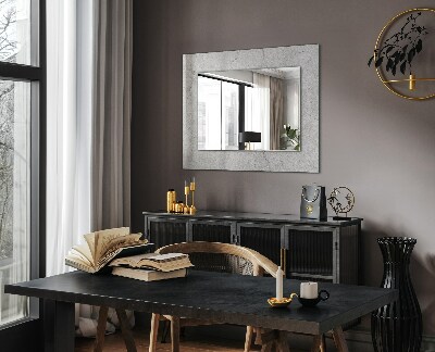 Decorative mirror Cracked concrete surface