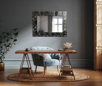 Decorative mirror Hexagonal leaves