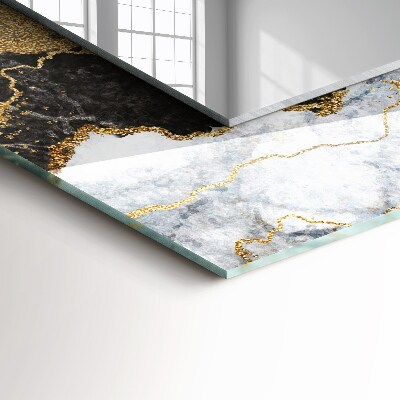 Decorative mirror Abstract marble