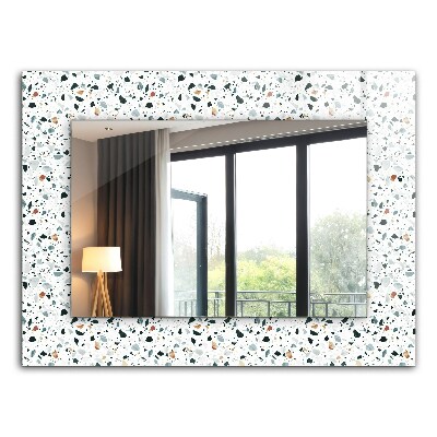 Decorative mirror Terrazzo mosaic pattern