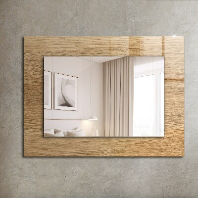 Decorative mirror Wood with texture