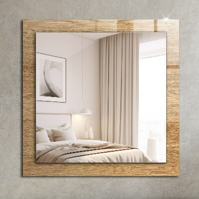 Decorative mirror Wood with texture