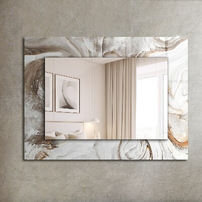 Decorative mirror Abstract marble pattern