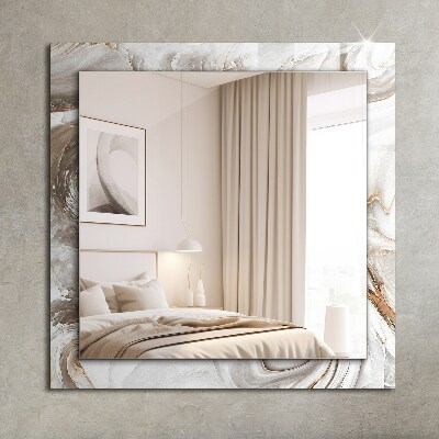 Decorative mirror Abstract marble pattern