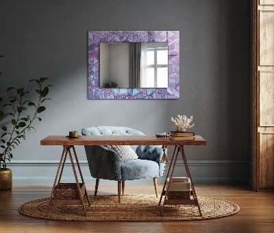 Printed mirror Transparent colorful cubes