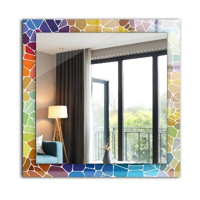 Wall mirror design Colorful abstract mosaic