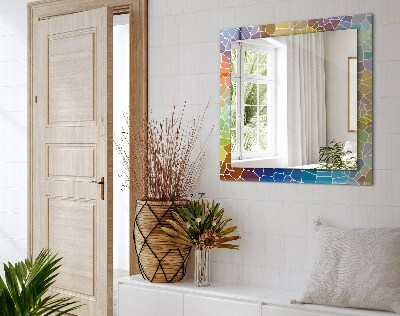 Wall mirror design Colorful abstract mosaic