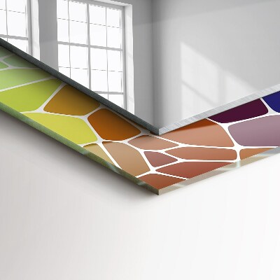 Wall mirror design Colorful abstract mosaic