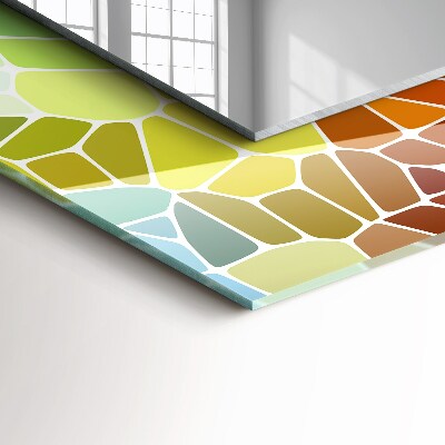 Wall mirror design Colorful abstract mosaic