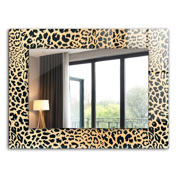 Decorative mirror Leopard print