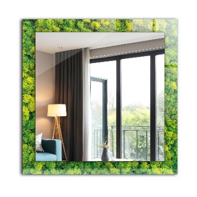 Wall mirror design Green Moss