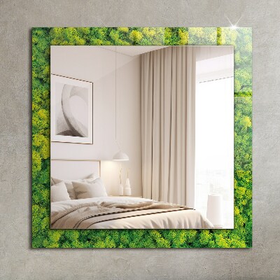 Wall mirror design Green Moss