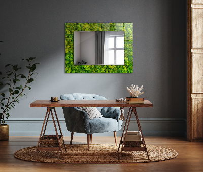 Wall mirror design Green Moss