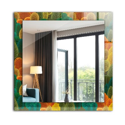 Wall mirror design Autumn Trees