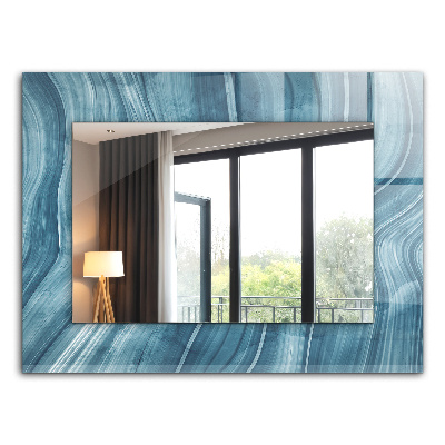 Decorative mirror Abstract blue lines