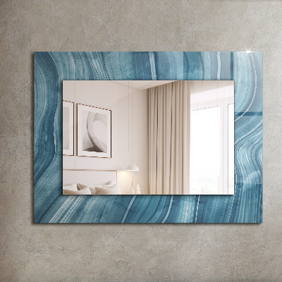 Decorative mirror Abstract blue lines