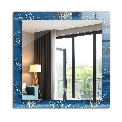 Wall mirror decor Trees landscape