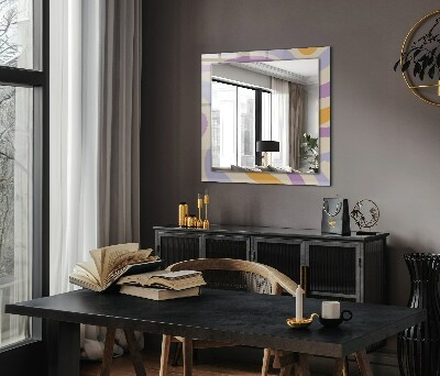 Decorative mirror Abstract colorful patterns
