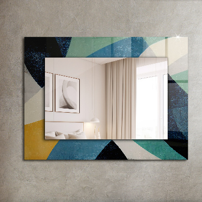 Wall mirror design Abstract colorful patterns