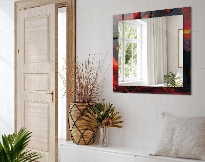 Wall mirror decor Abstract Lava
