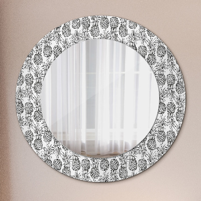 Round mirror decor Pineapples