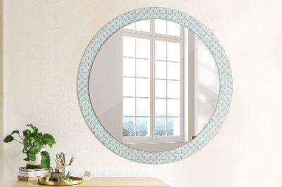Round decorative wall mirror Retro japanese