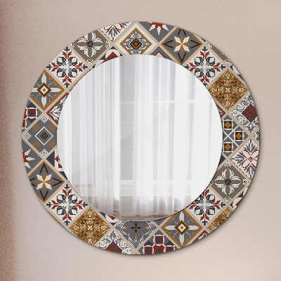 Round mirror decor Turkish pattern