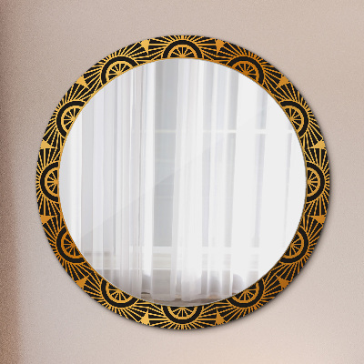 Round mirror decor Gold mandala