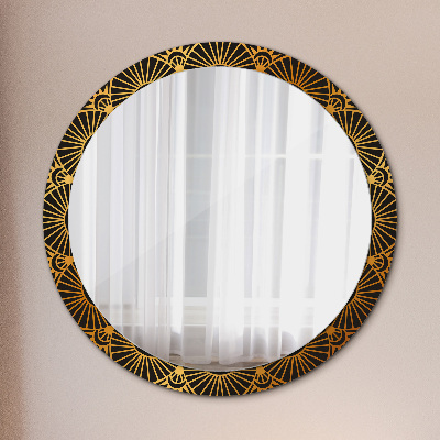 Round mirror decor Gold mandala