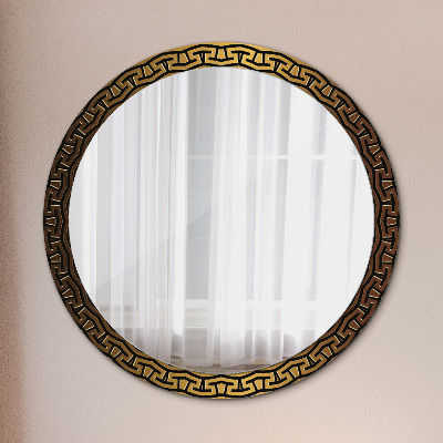 Round decorative wall mirror Greek ornament