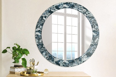 Round mirror decor Ny collage