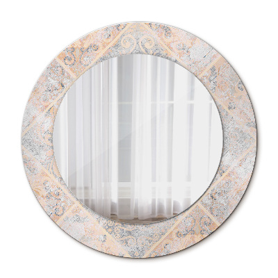 Round mirror decor Shabby mosaic