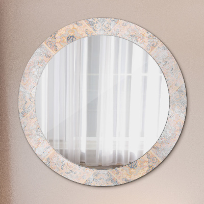 Round mirror decor Shabby mosaic