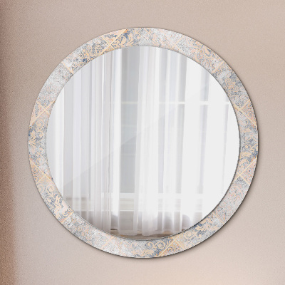 Round mirror decor Shabby mosaic