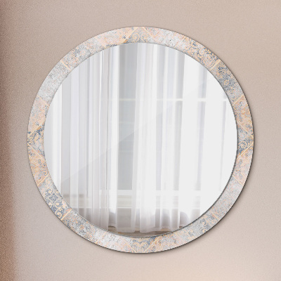 Round mirror decor Shabby mosaic