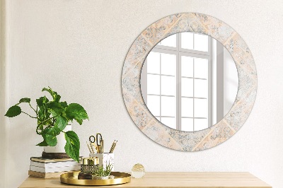 Round mirror decor Shabby mosaic