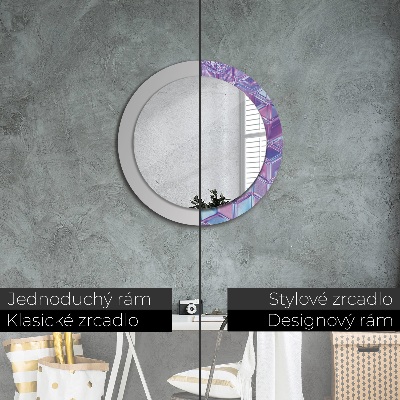 Round decorative wall mirror Abstract surreal