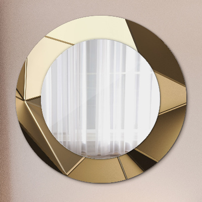 Round mirror decor Modern abstract
