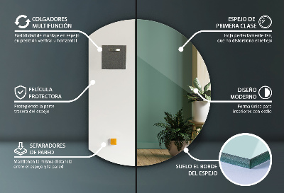 Mirror semicircle unique style