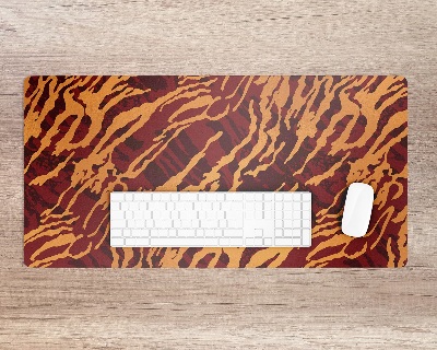 Desk pad Fiery leopard