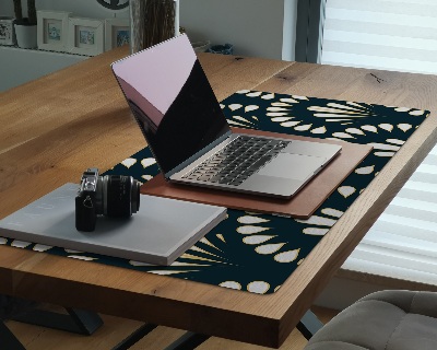Large desk pad PVC protector Elegant composition