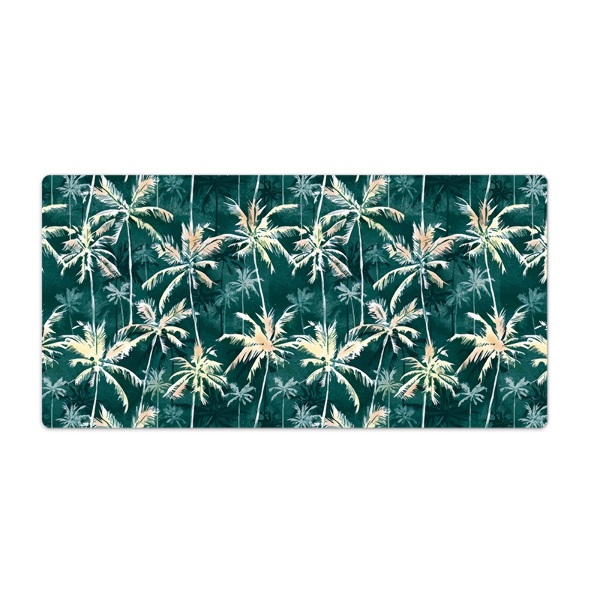 Full desk protector Tropical palm pattern