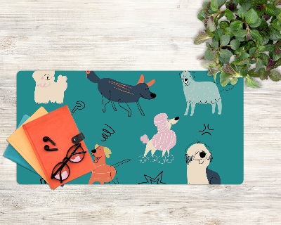 Desk pad Dogs and puppies