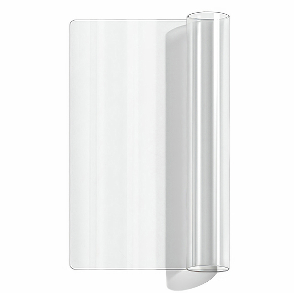 Transparent desk mat